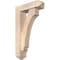 Ekena Millwork Imperial Arts and Crafts Smooth Bracket w/ Offset Brace, Douglas Fir, 5 1/2"W x 18"D x 30"H BKT0604X18X30IMP03SDF - alternate 1